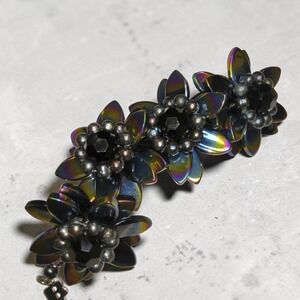 Vintage Butler & Wilson Oversized Floral Statement Bracelet B&W Box 2.5" Flowers